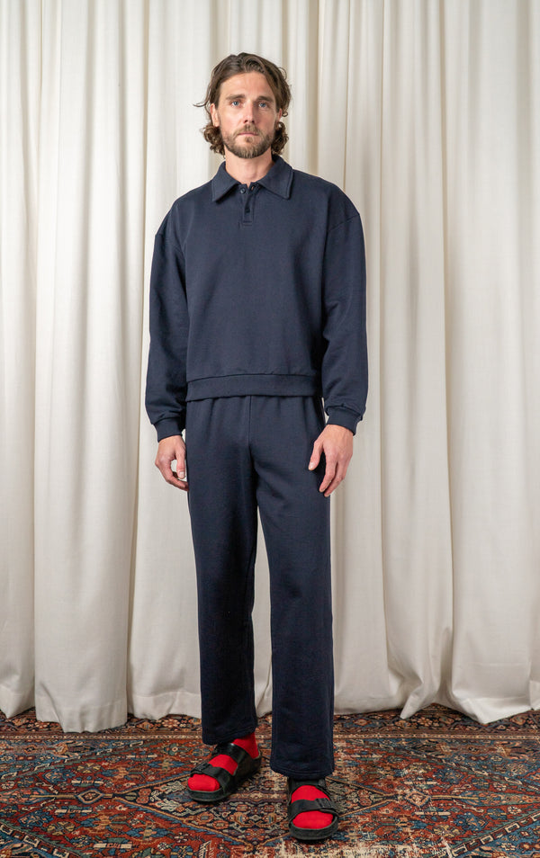 The Navy Polo Sweatshirt