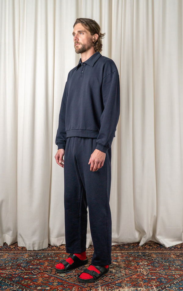 The Navy Polo Sweatshirt