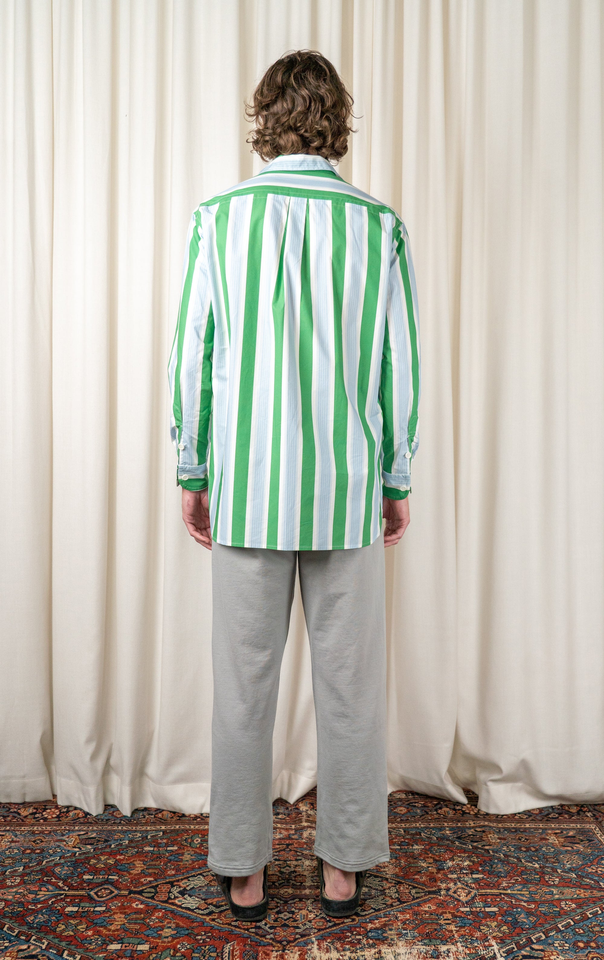 Green Striped Pablo Shirt