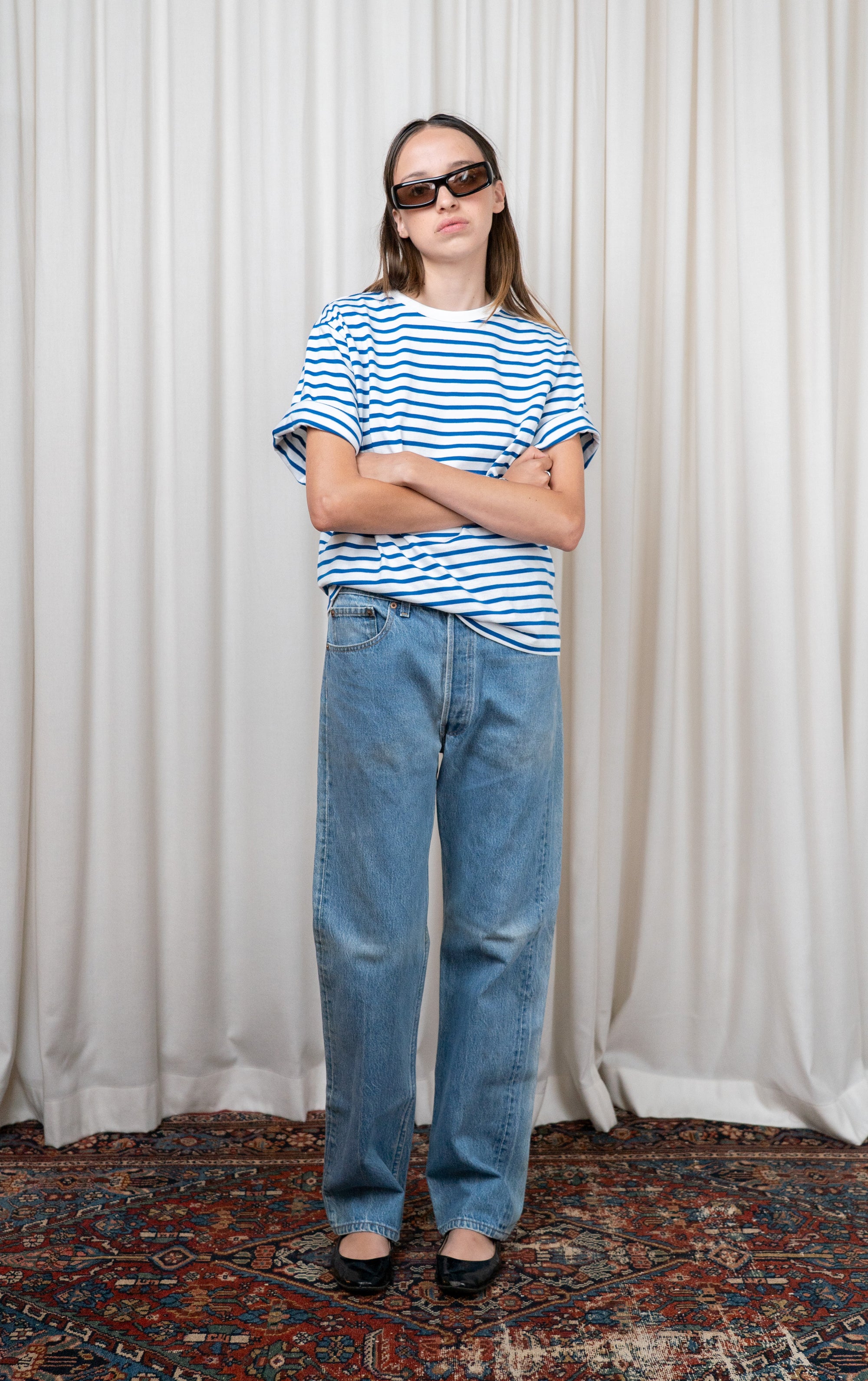Striped Boyfriend Tee