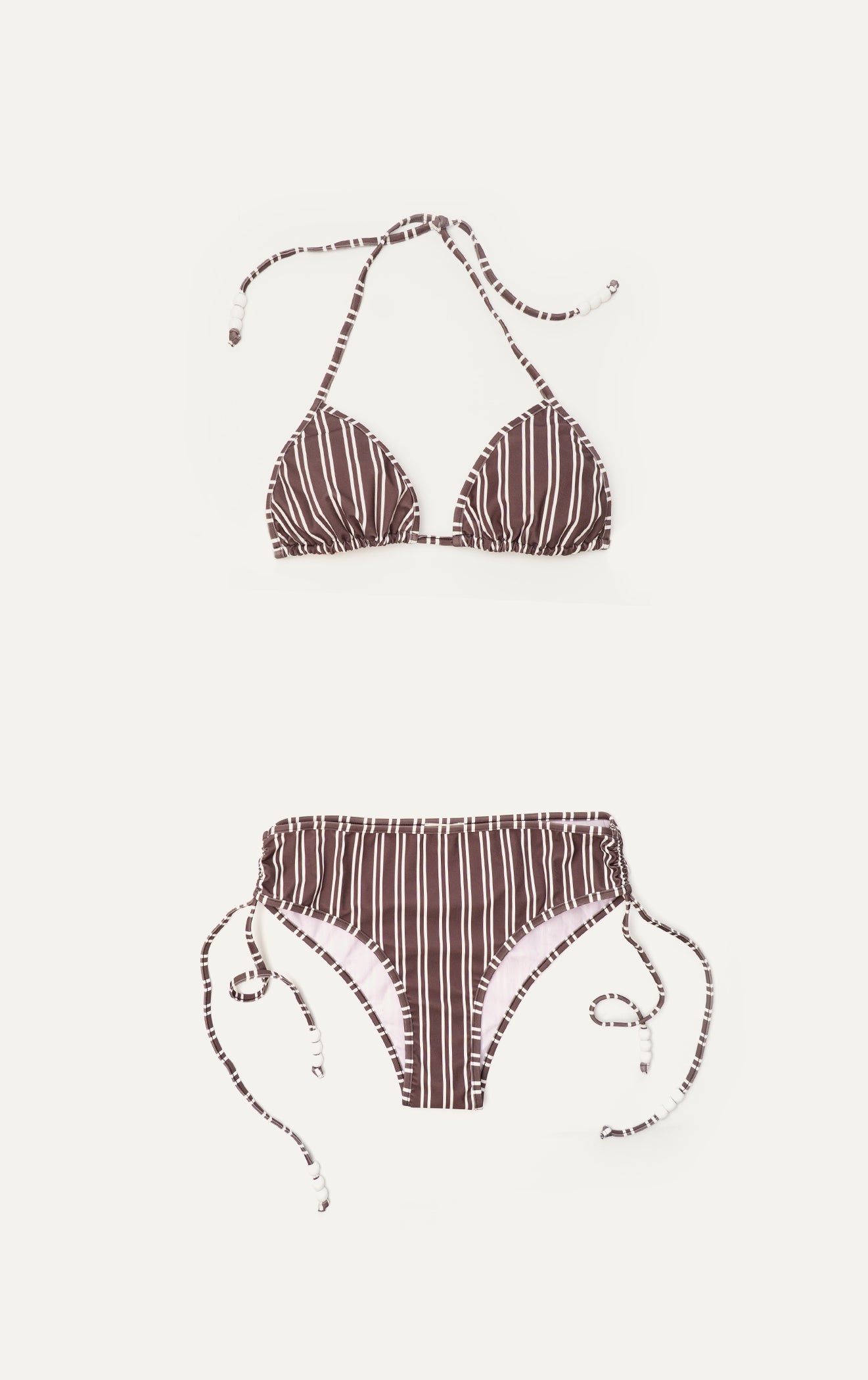 Brown Stripe Dolly Bikini