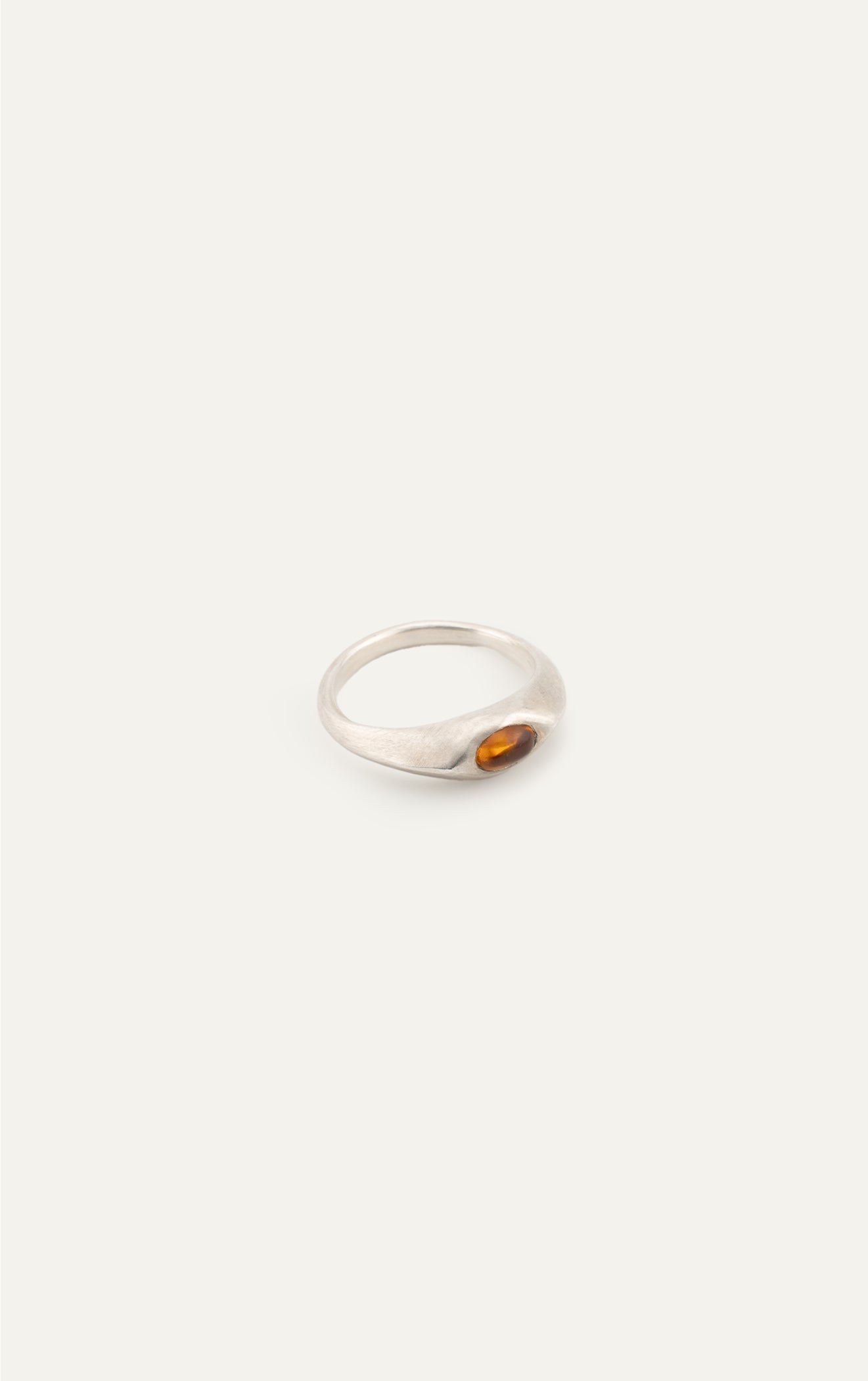 Citrine Ellipse Ring