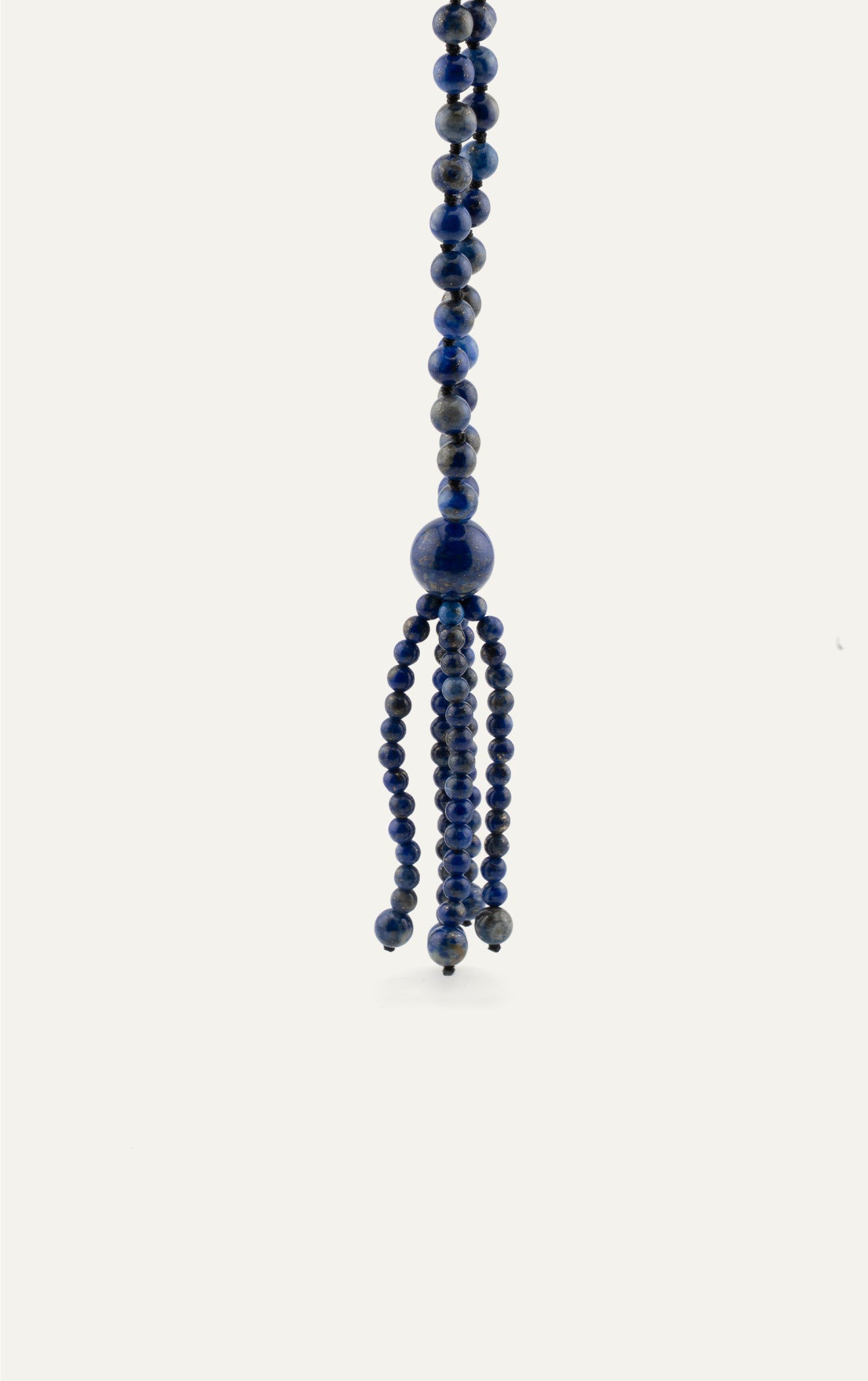 Cobalt Tassel Necklace