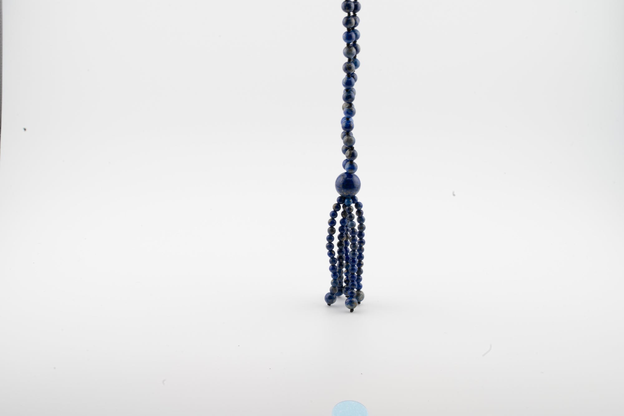 Cobalt Tassel Necklace