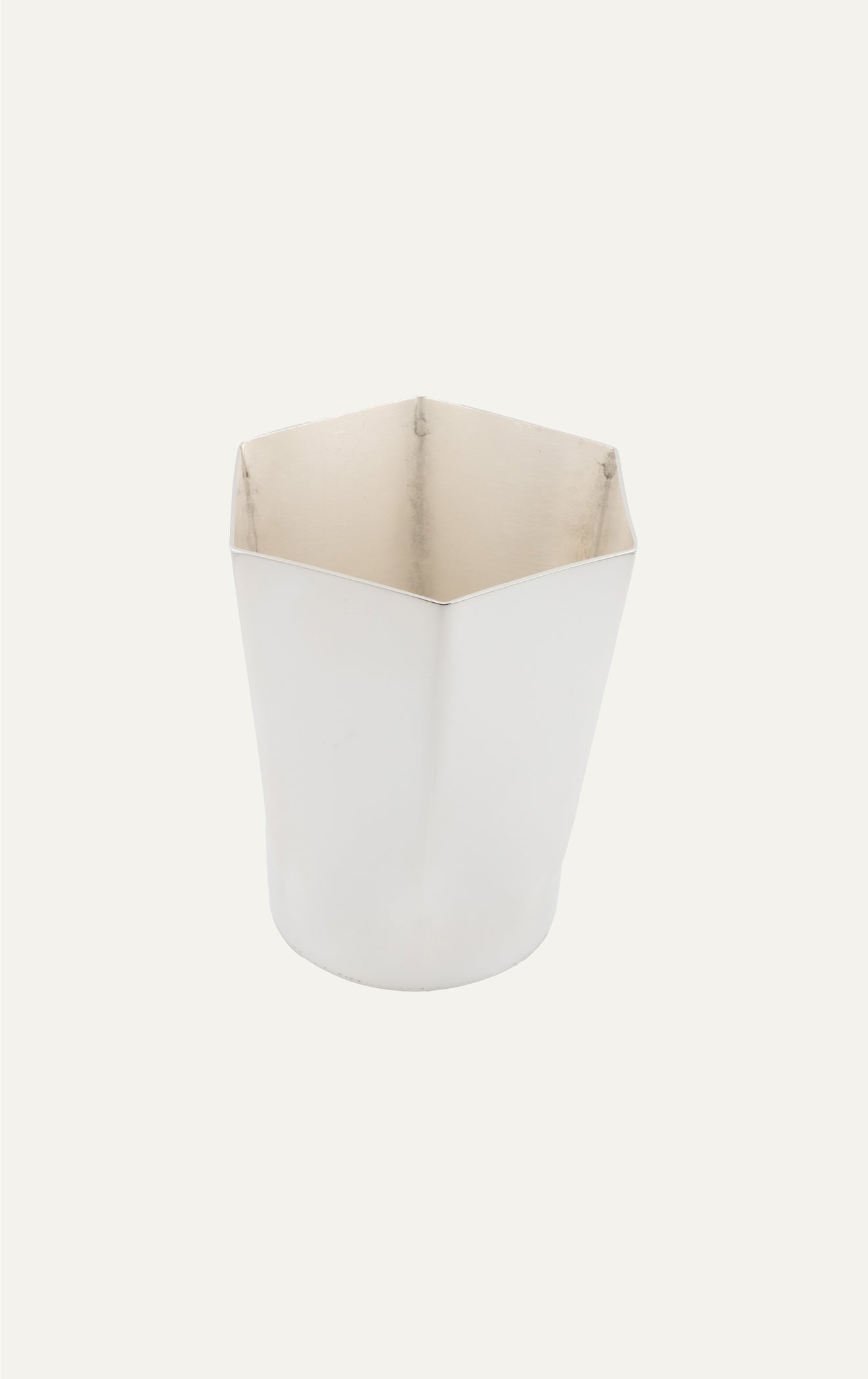 Esencial Hogar Hexagon Silver Plated Small Tumbler