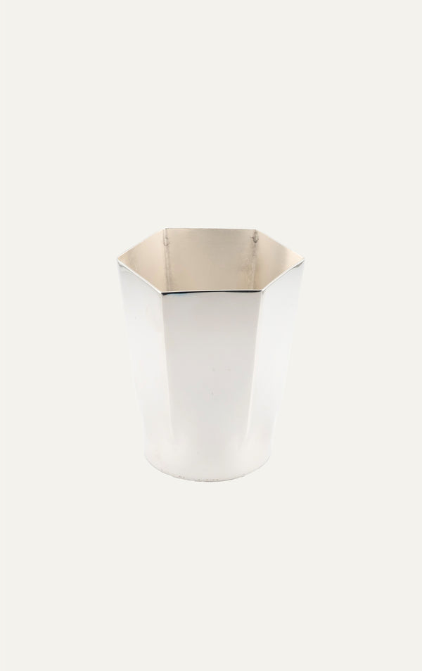 Hexagon Silver-Plated Small Tumbler