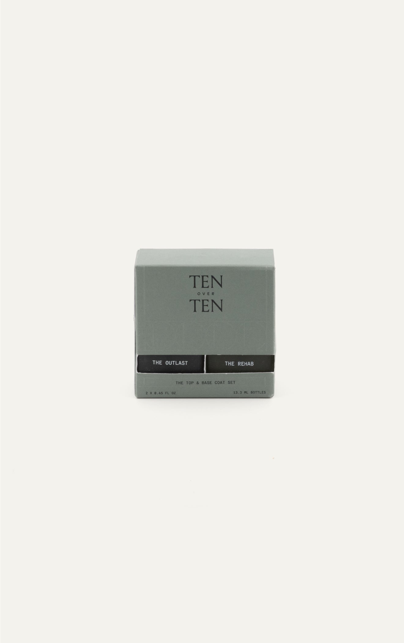 tenoverten Base & Top Coat Set boxed set