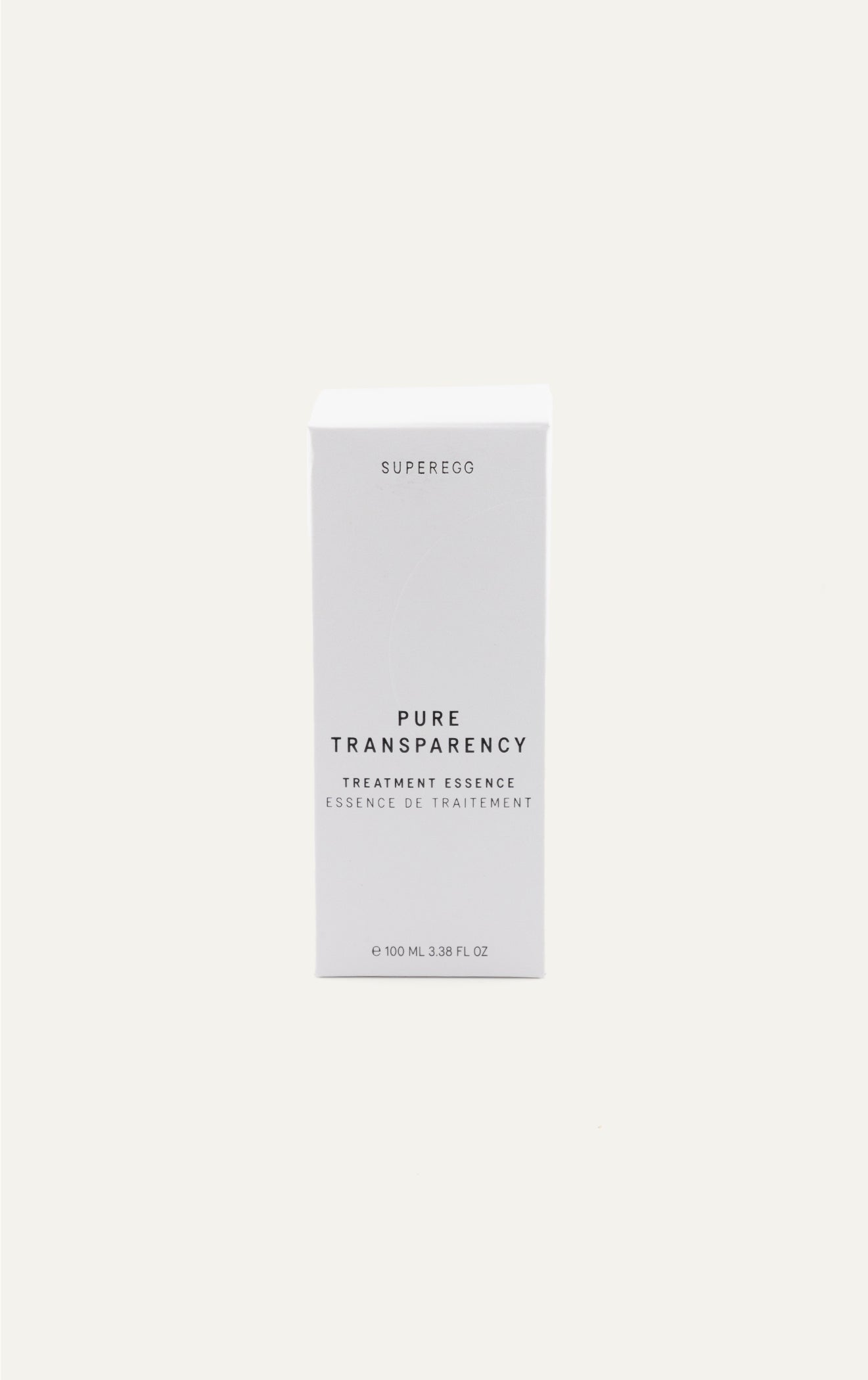 Superegg Pure Transparency Treatment Essence packaging front