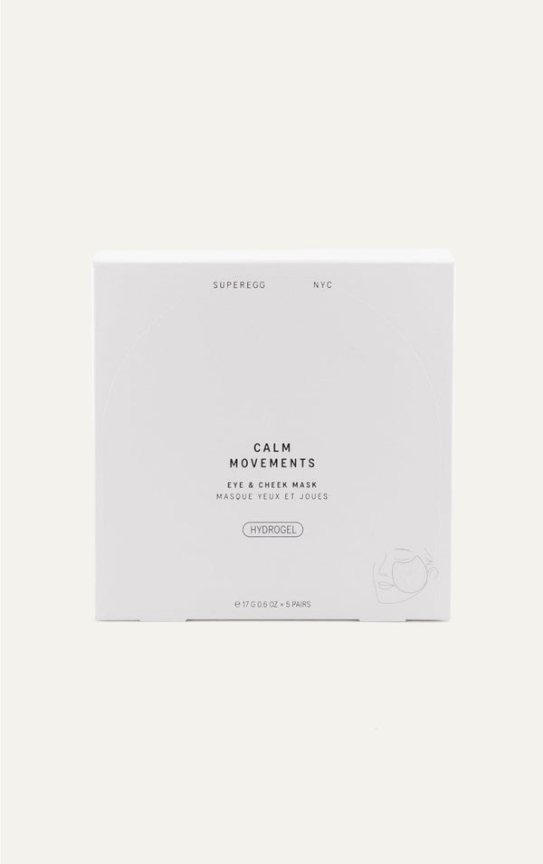 Superegg Calm Movements Eye & Cheek Mask packaging front