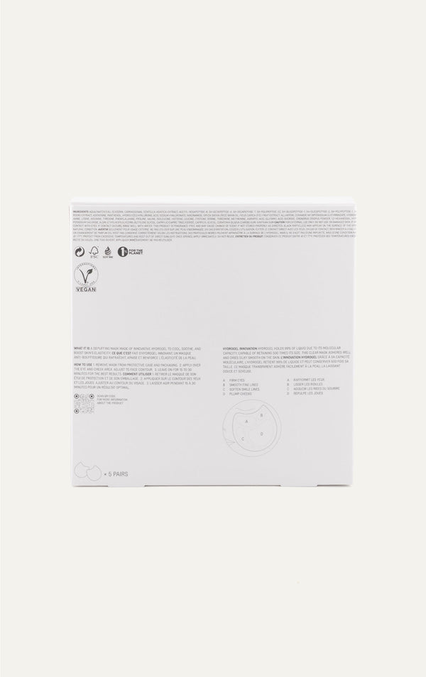 Superegg Calm Movements Eye & Cheek Mask packaging back