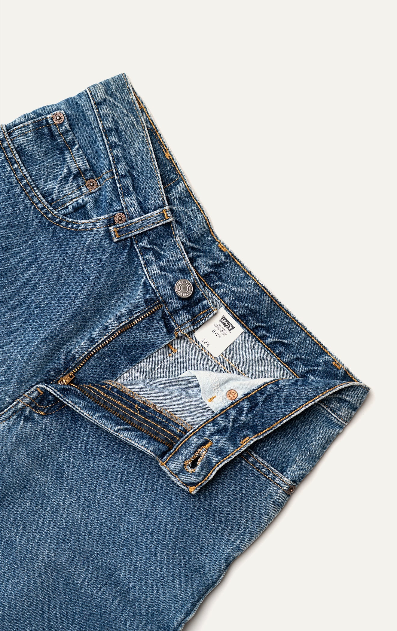 Vintage Levi's 517s label detail