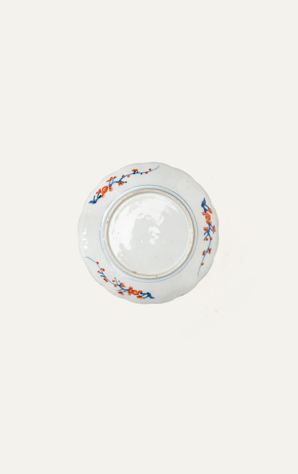 Antique Japanese Imari plate underside