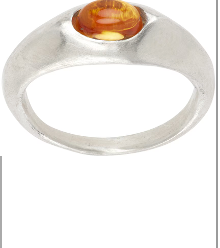 Citrine Ellipse Ring