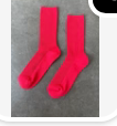 Crisp Red Sock