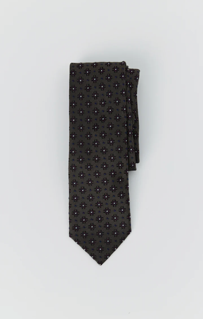 Floral Jacquard Banquet Tie