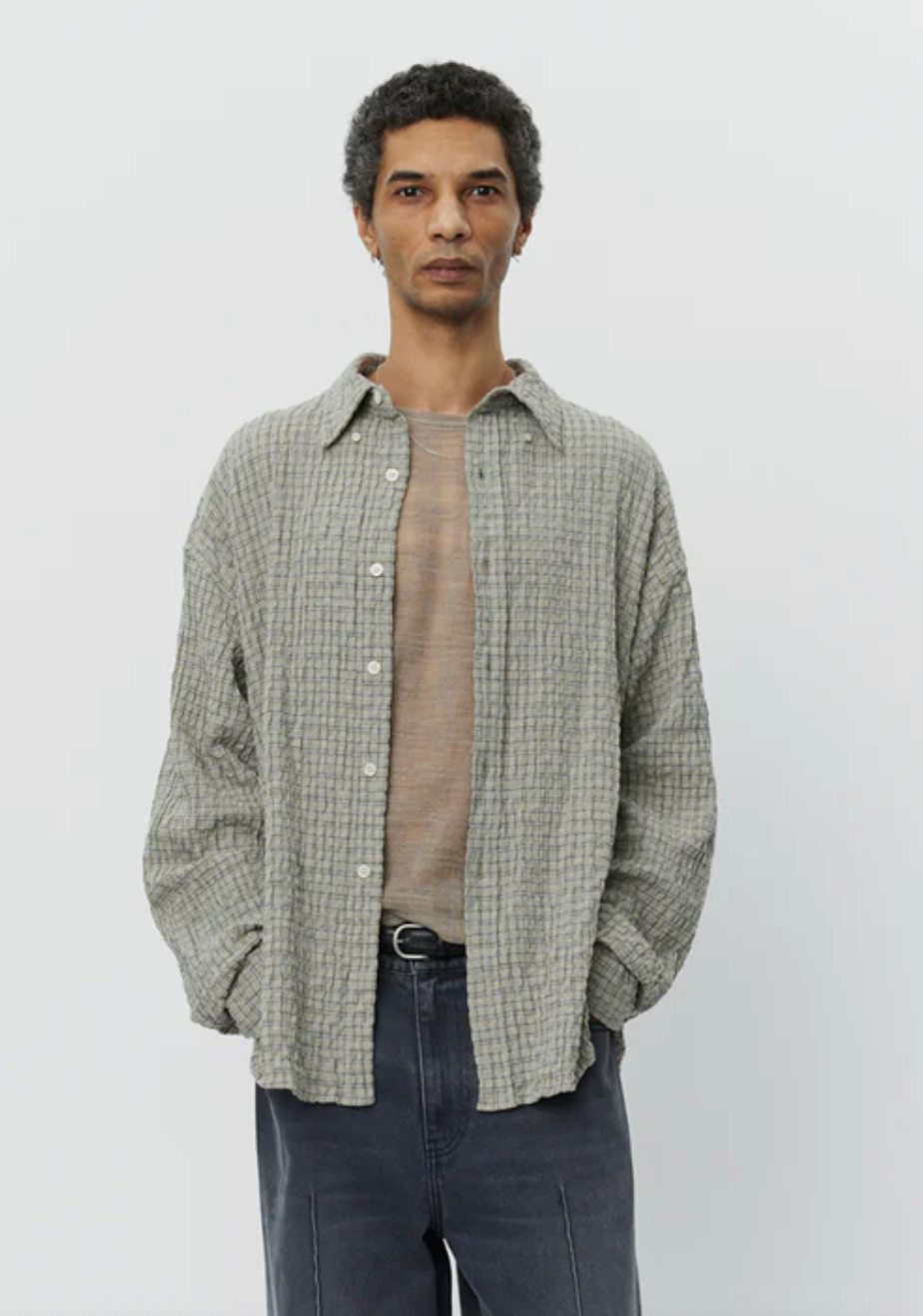 Button Down - Grey Generation Check