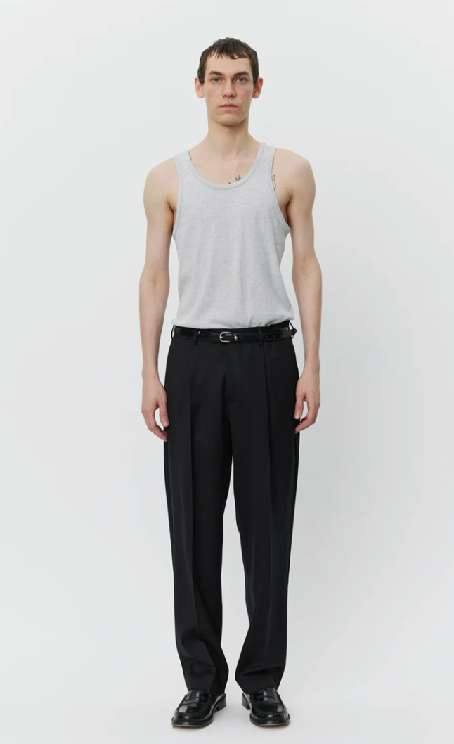 Formal Trousers - Black Wool