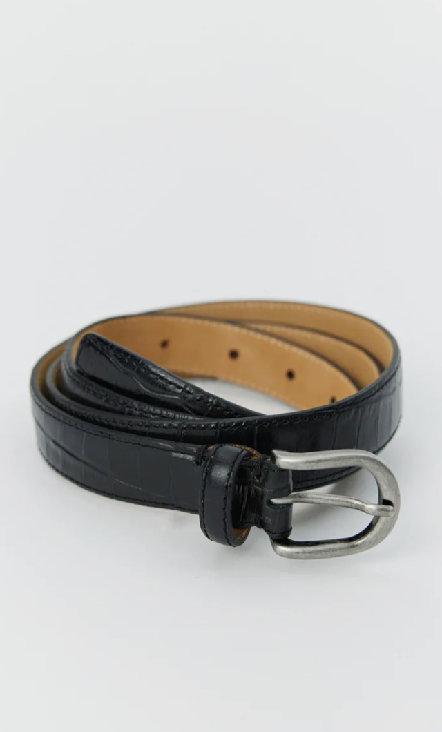 Occasion Belt - Black Croc