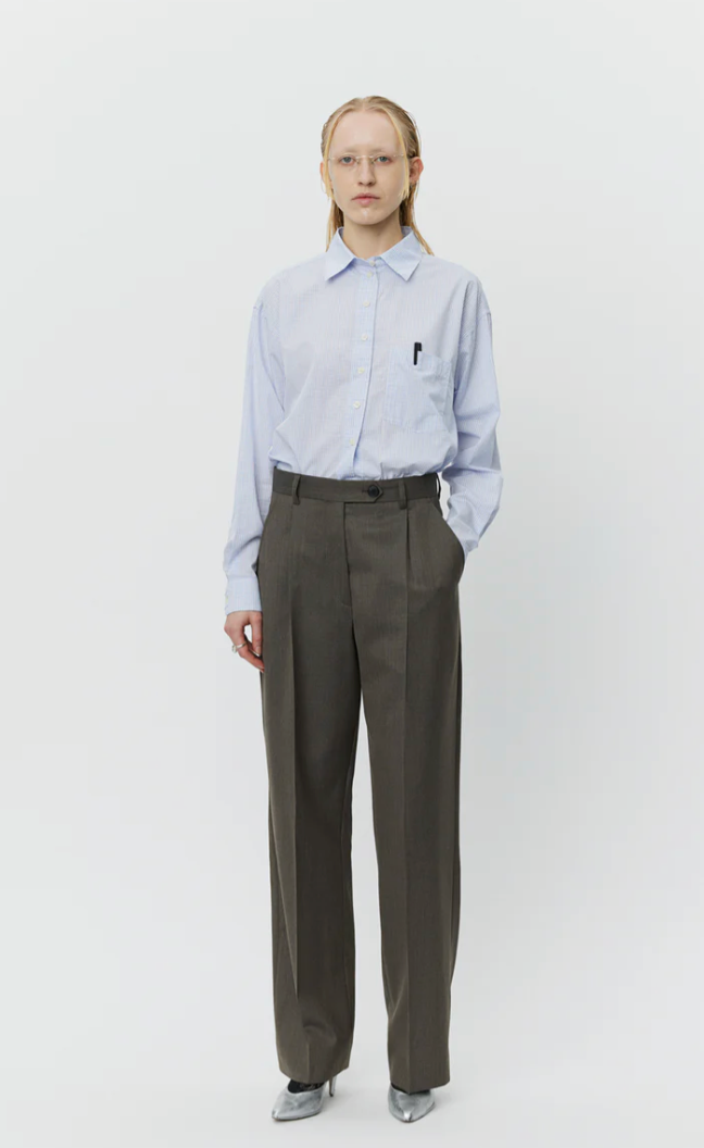 Primary Trousers - Taupe Wool