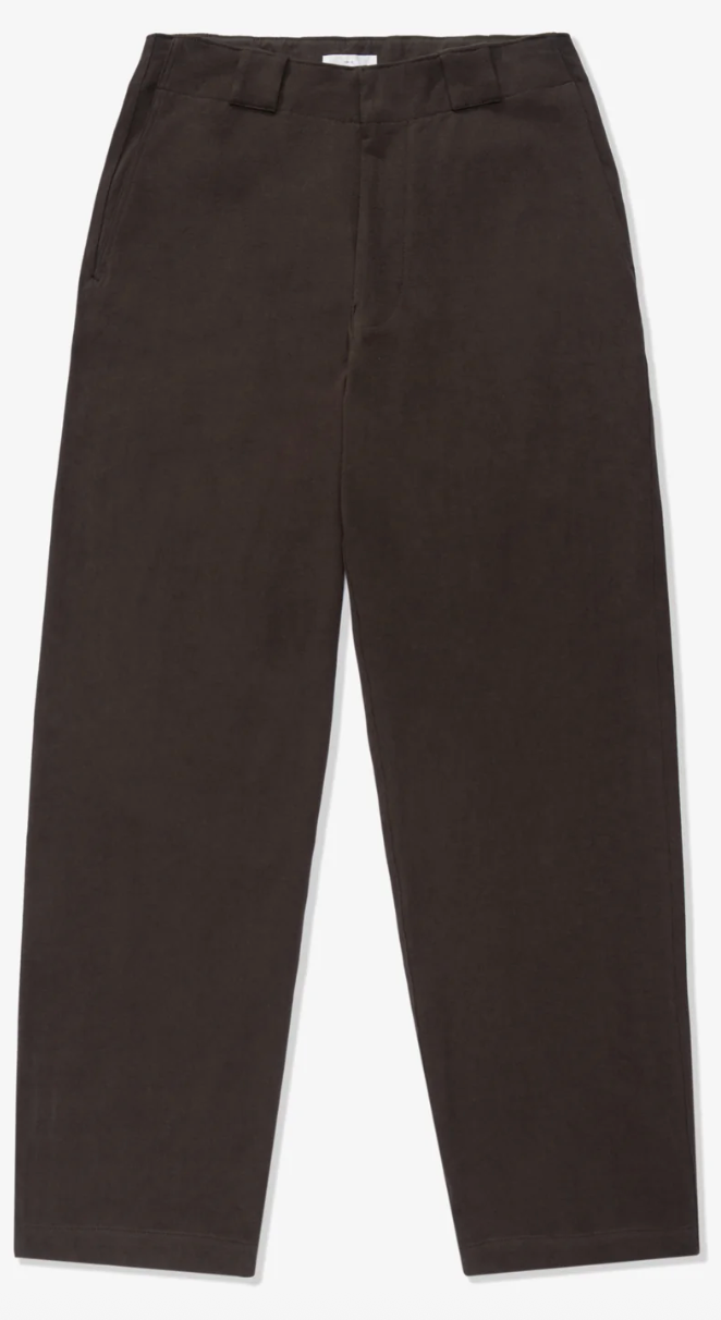 Lady White Co. - JERSEY TROUSER - BLACK MUSHROOM