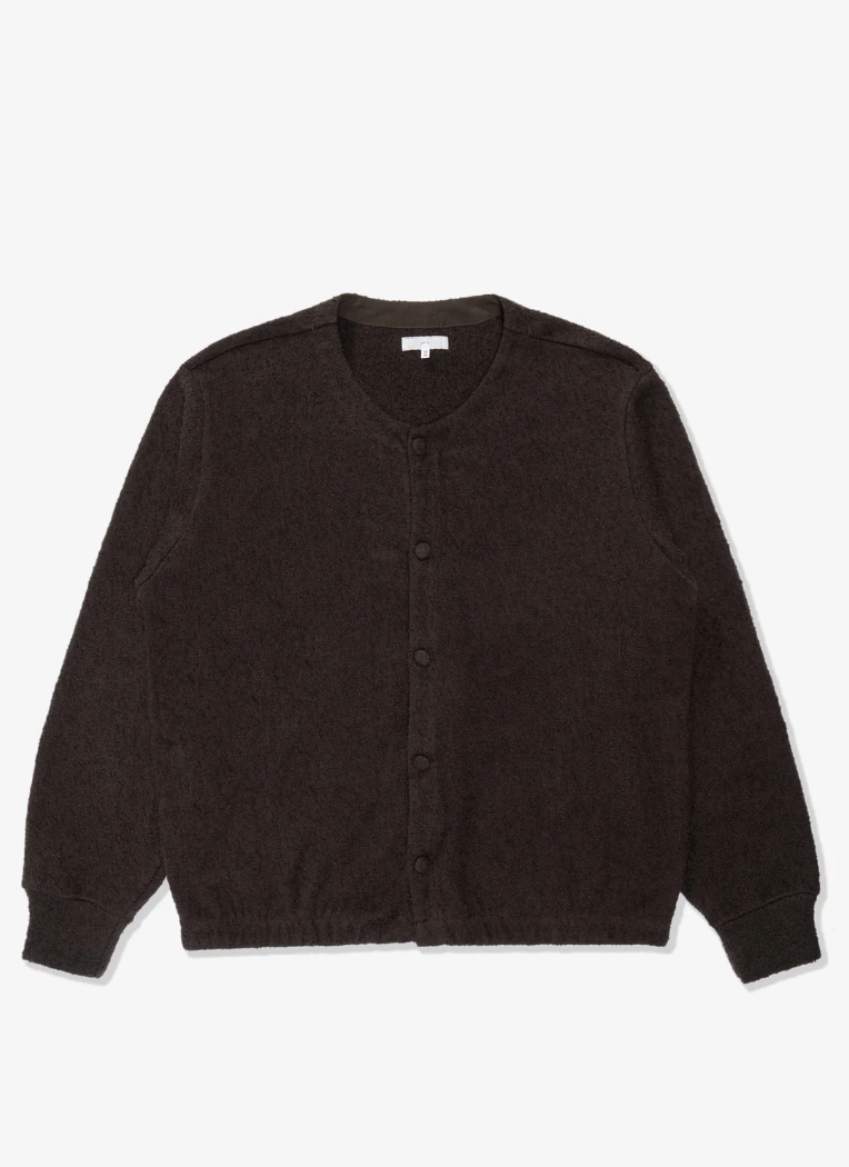 Teddy Cardigan - Black Mushroom