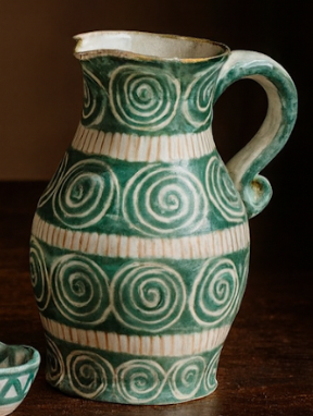 Pitcher with handle