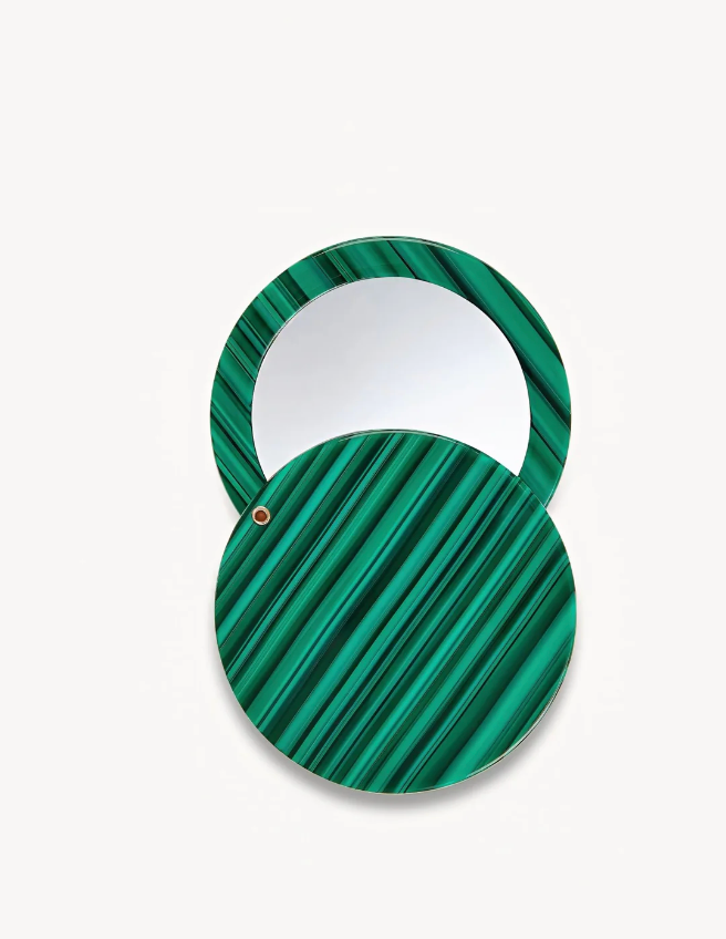 Circle Mirror - Malachite