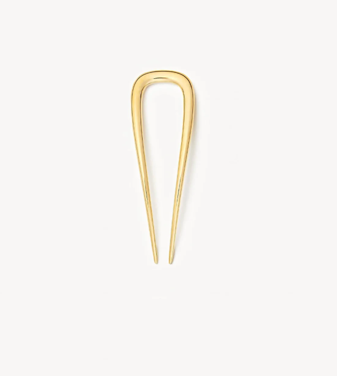 Petite French Hair Pin - Gold