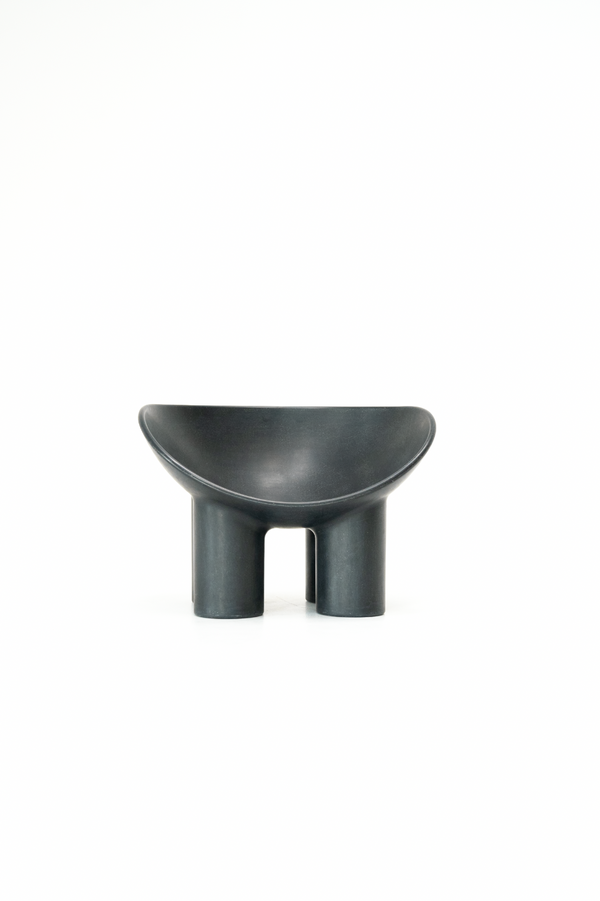 Charcoal Roly Poly Chair