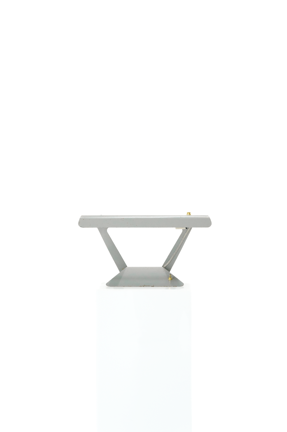 Gray Metal Desk Lamp