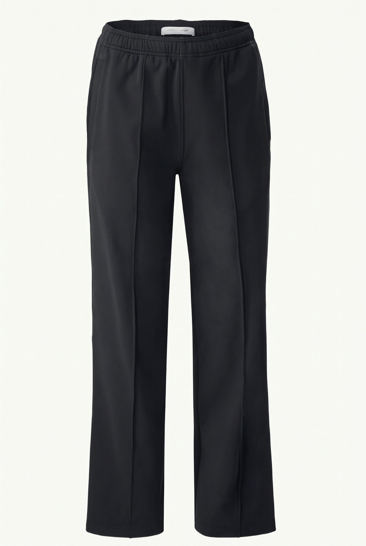 Literary Sport Black Emi Track Pant, front