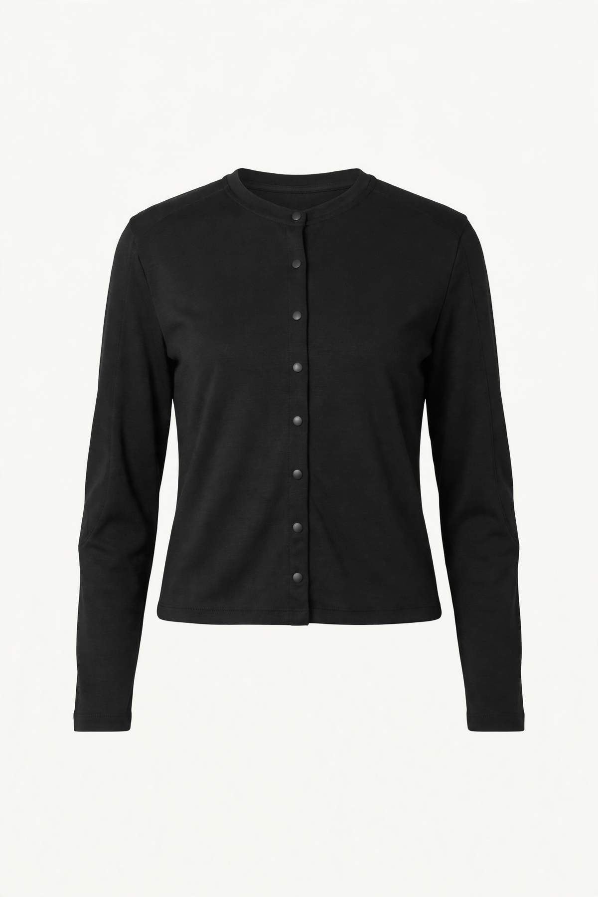 Literary Sport Black Fanny Coolmax Cardigan, front