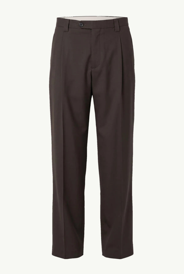 Dark Brown Service Trousers front