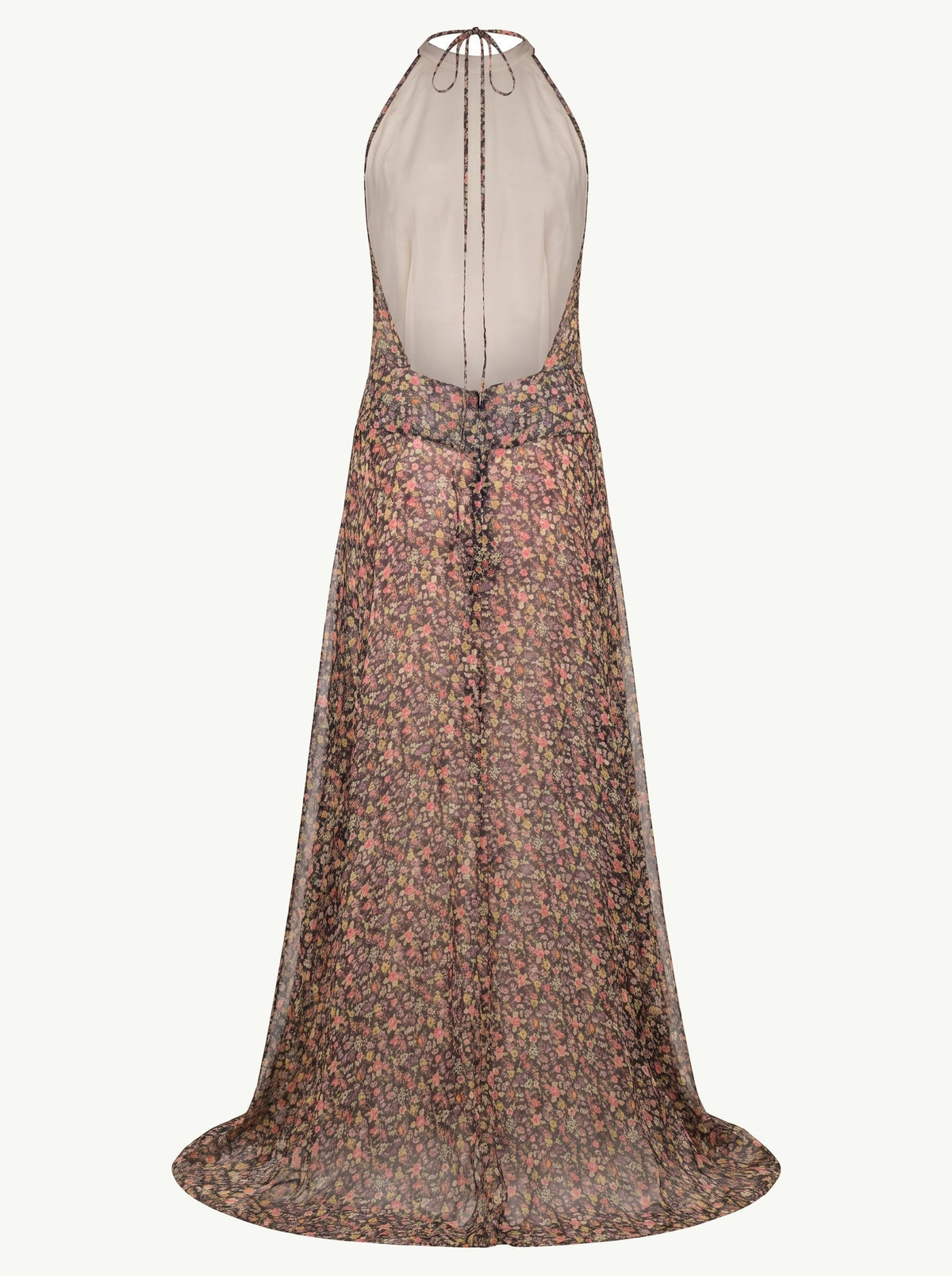 Floral Em Gown back