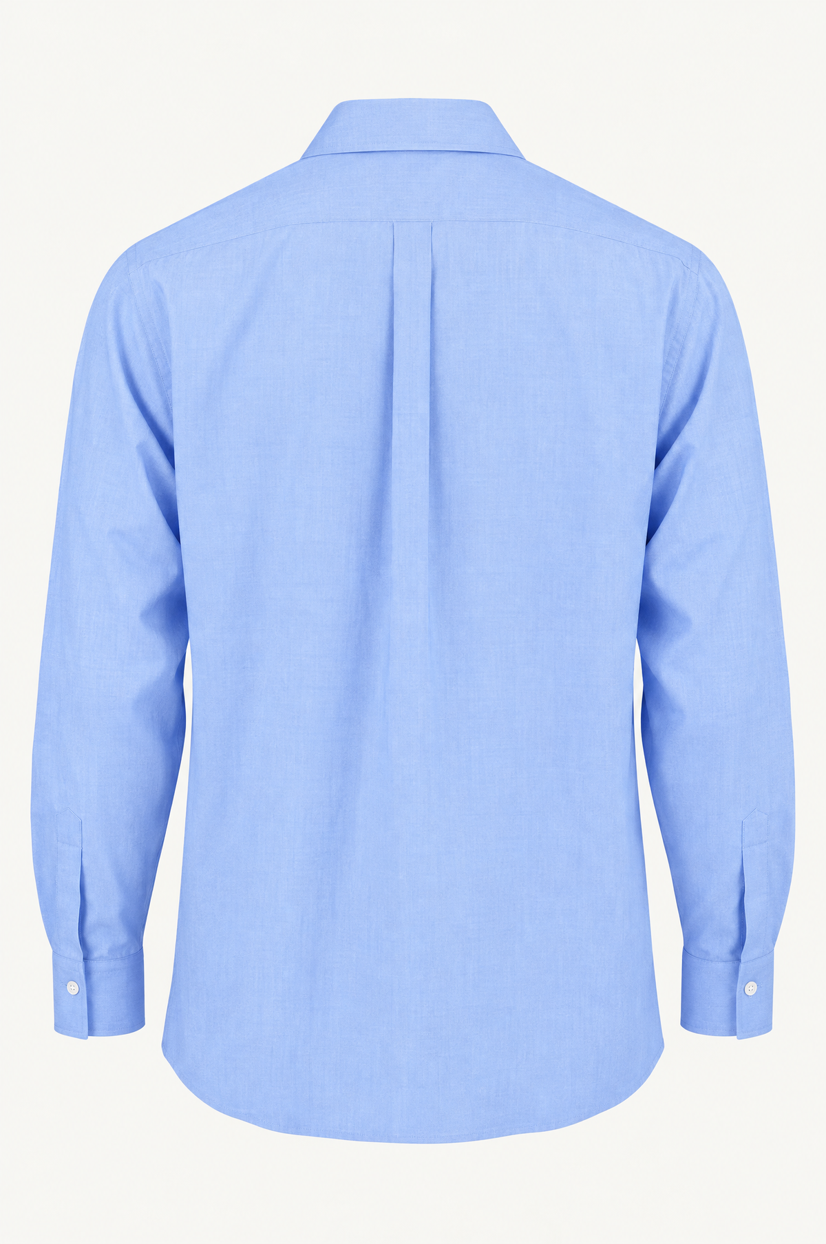Blue Smooth Cotton Oversized Regular Collar Shirt