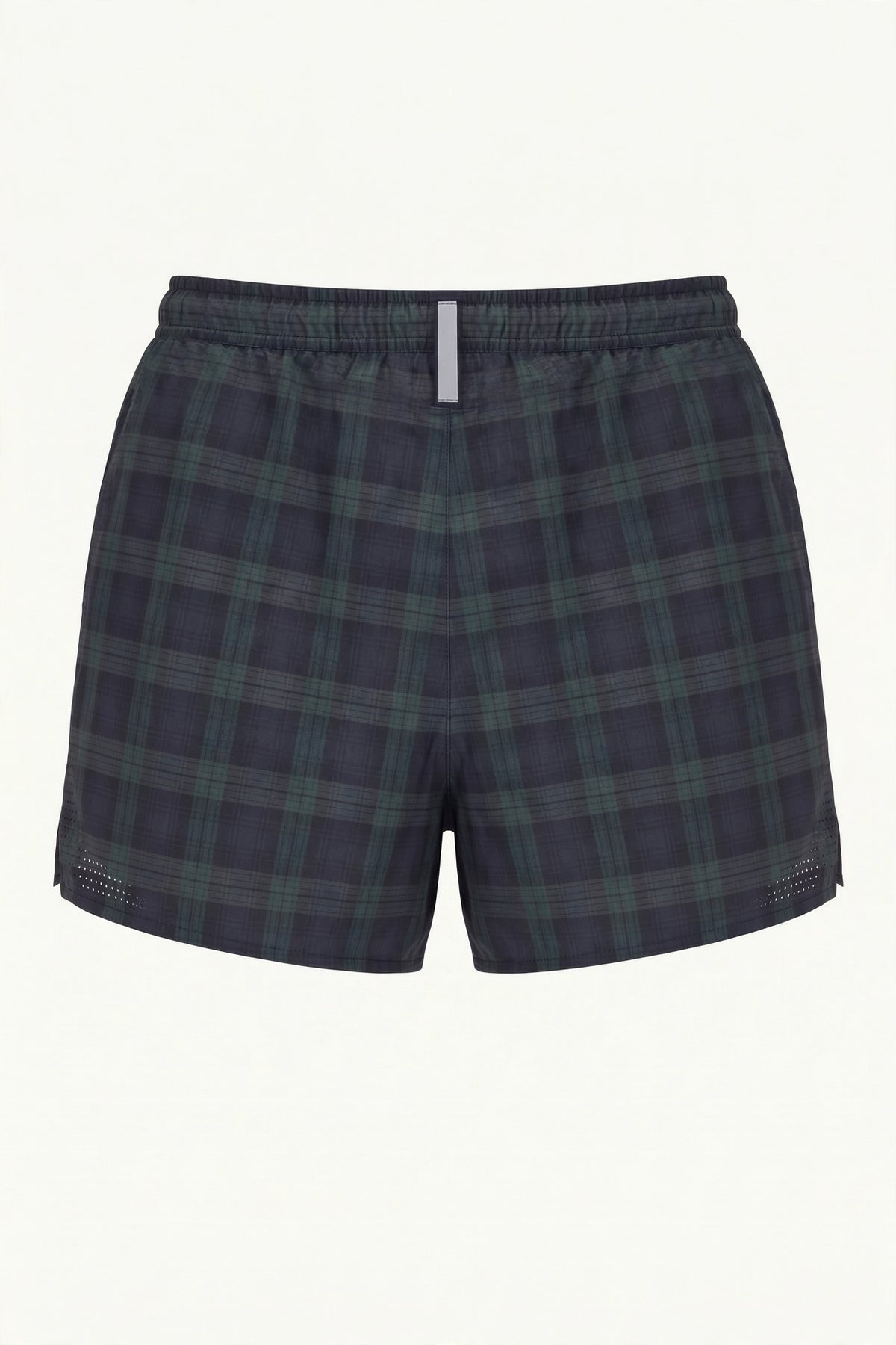 Green/Navy Tartan Dori Split Short back