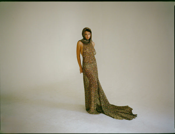 Floral Em Gown