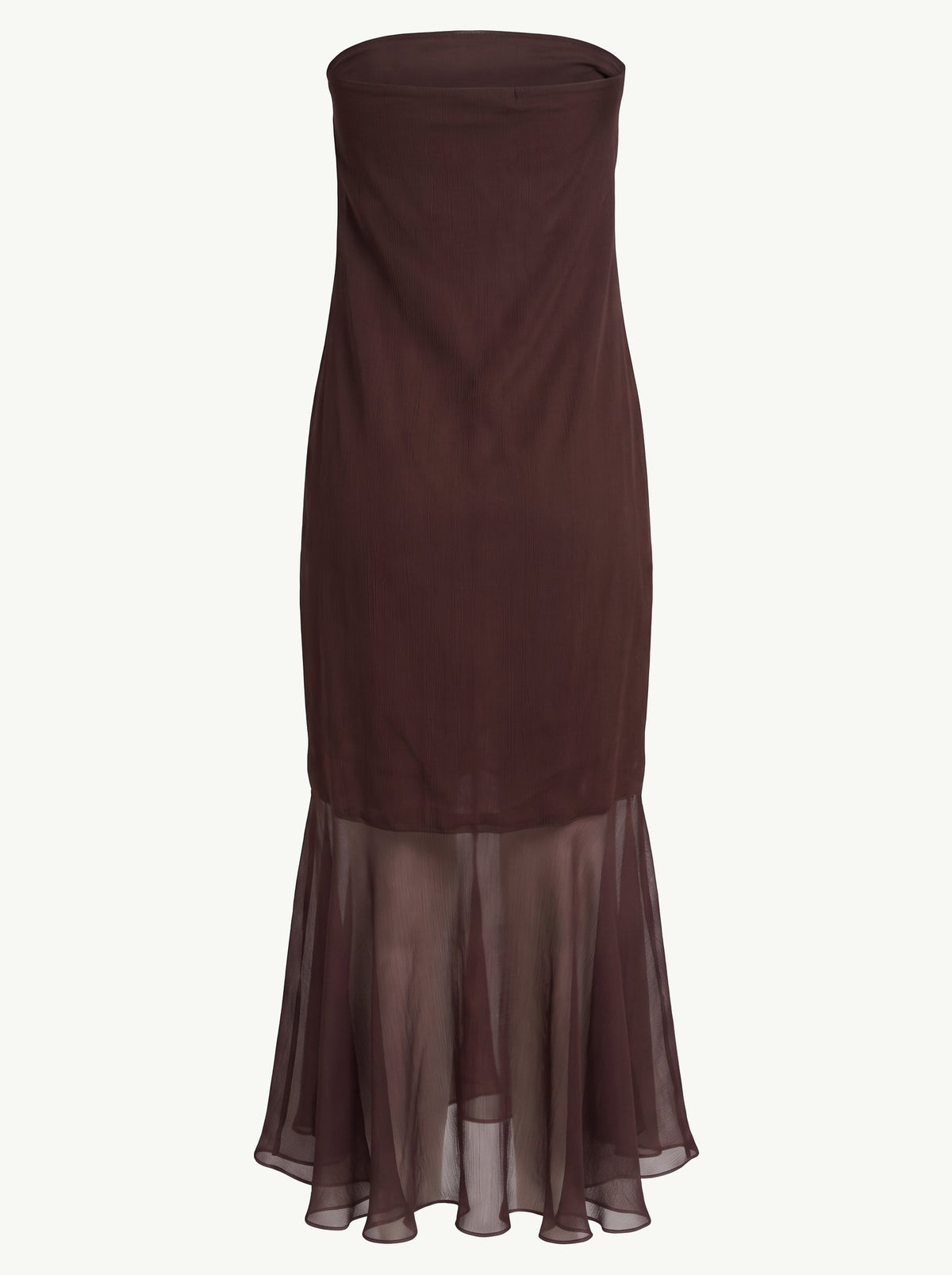 Plum Brown Lada Dress back