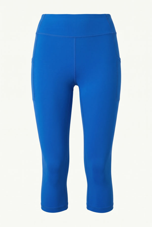 Literary Sport Lapis Lena Capri Run Tights, front