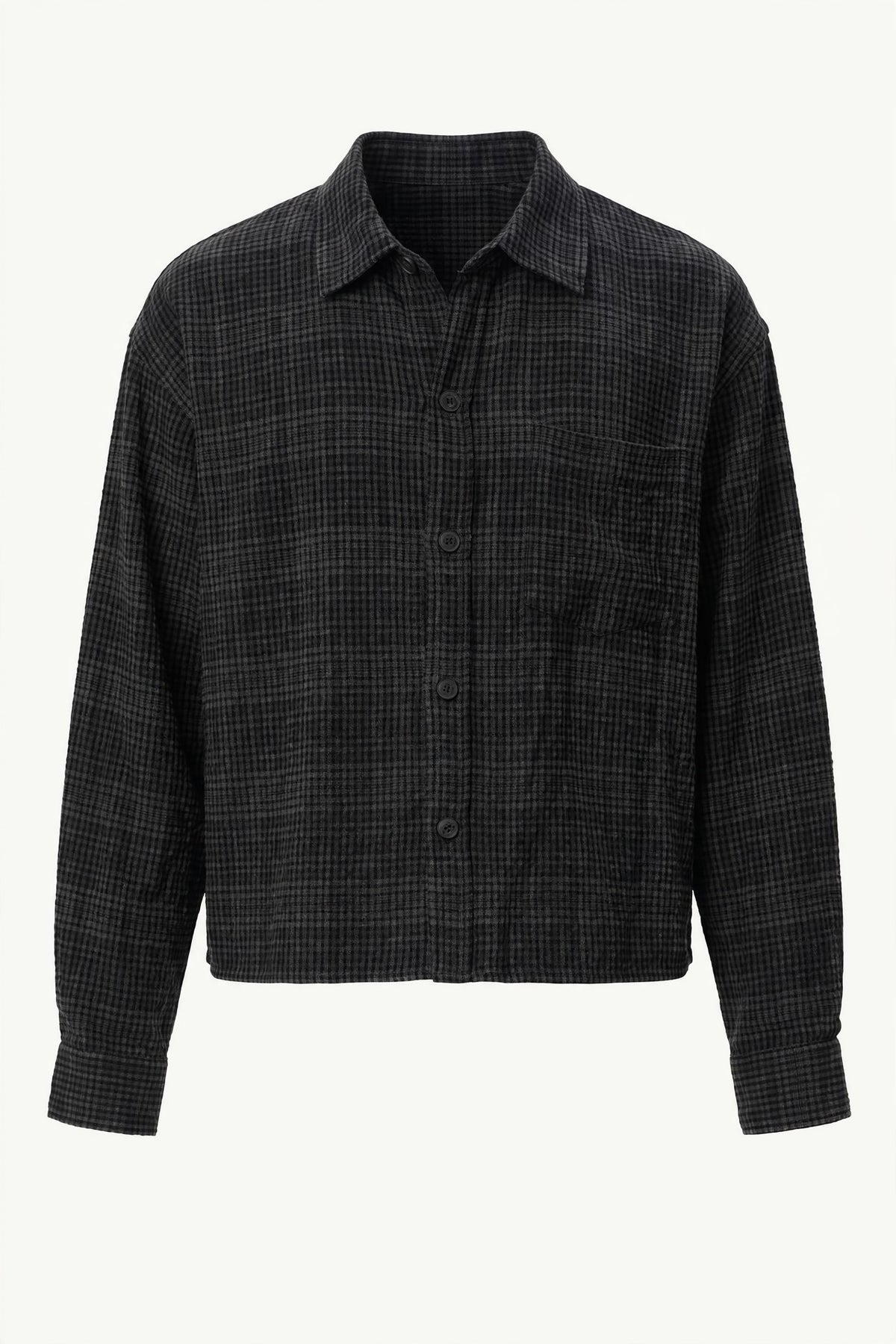 Midnight Check Vacation Shirt front