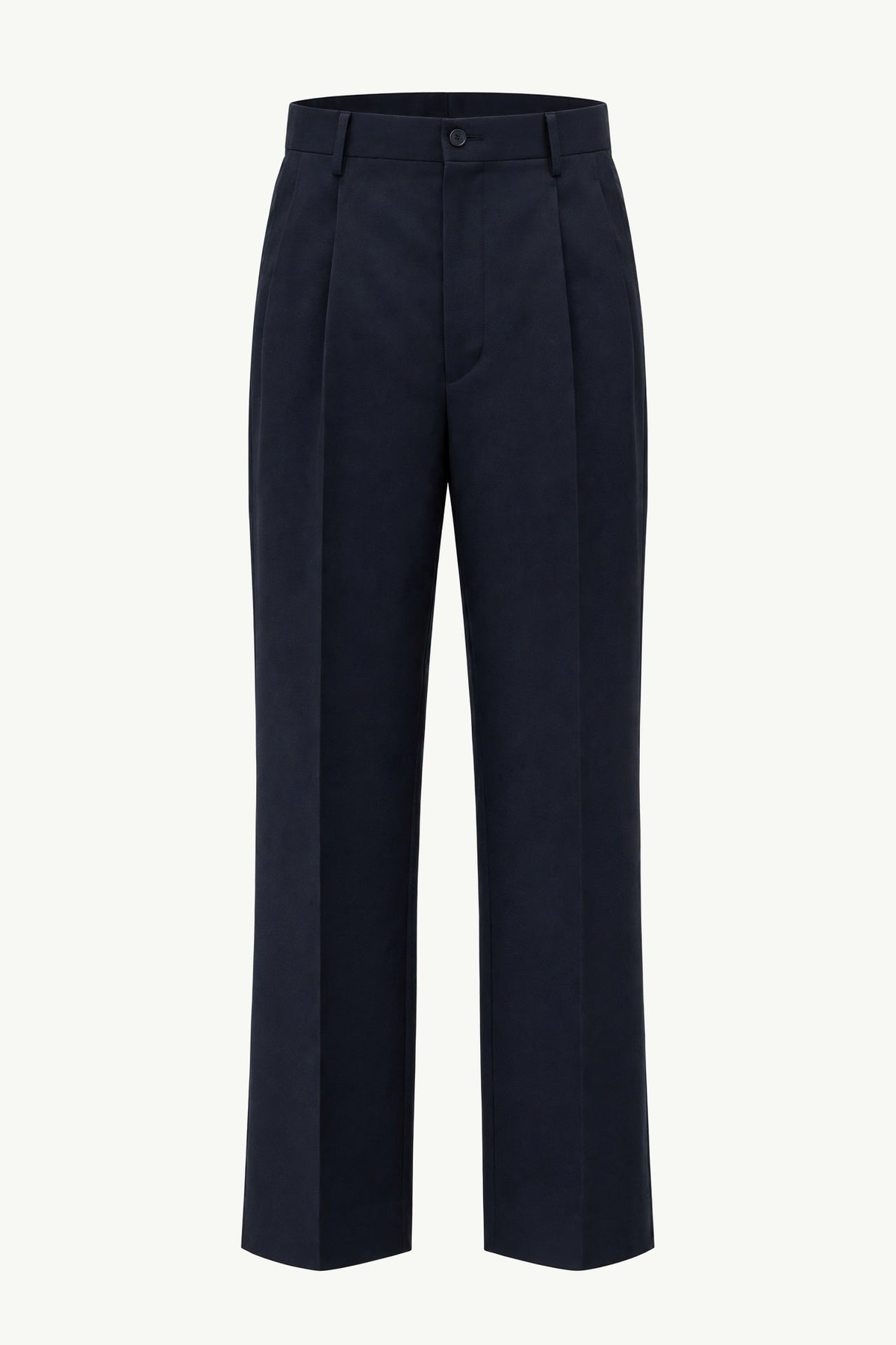 Navy Shoecut Slacks