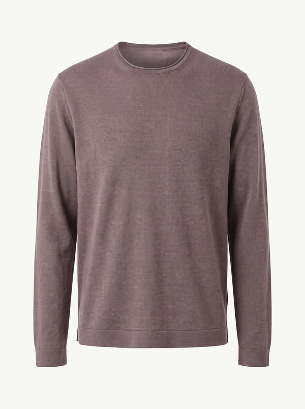 Fig Long Sleeve Knit T-Shirt