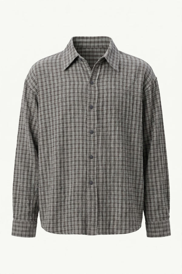 Shuffle Check Vacation Shirt front