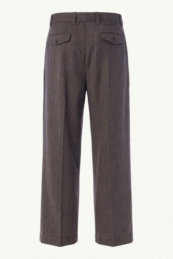 Taupe Patch Trousers back