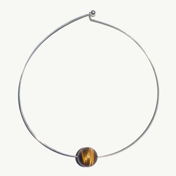 Yellow Tiger Ball Collar