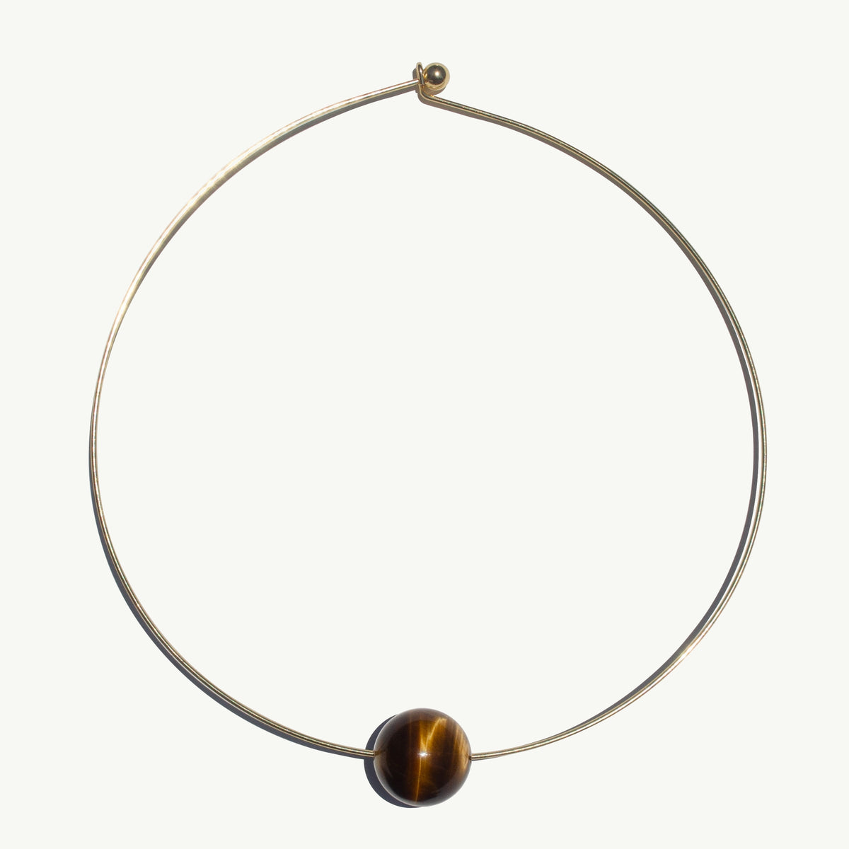 Yellow Tiger Ball Collar