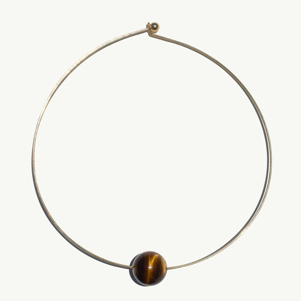 Yellow Tiger Ball Collar