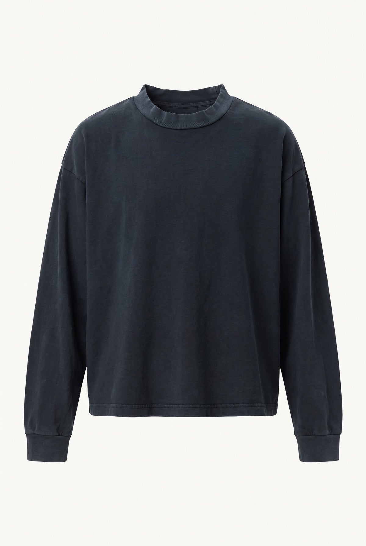 Vintage Black Browsing LS Tee front