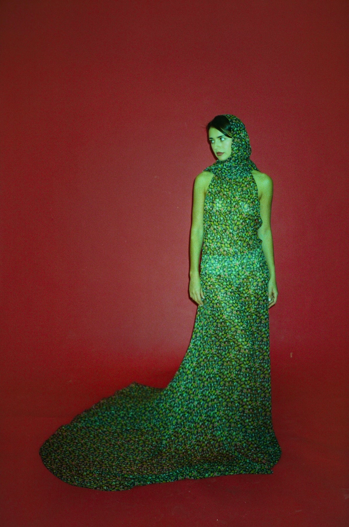 Floral Em Gown