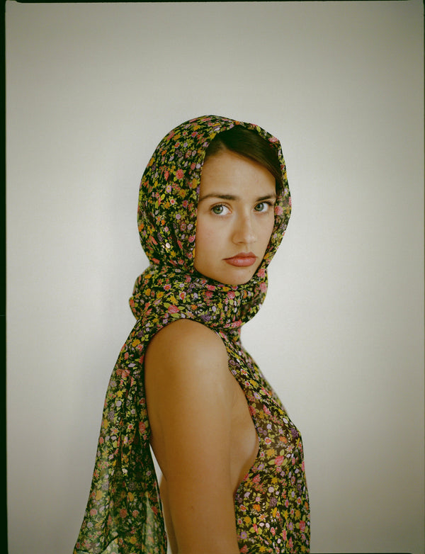 Floral Em Gown